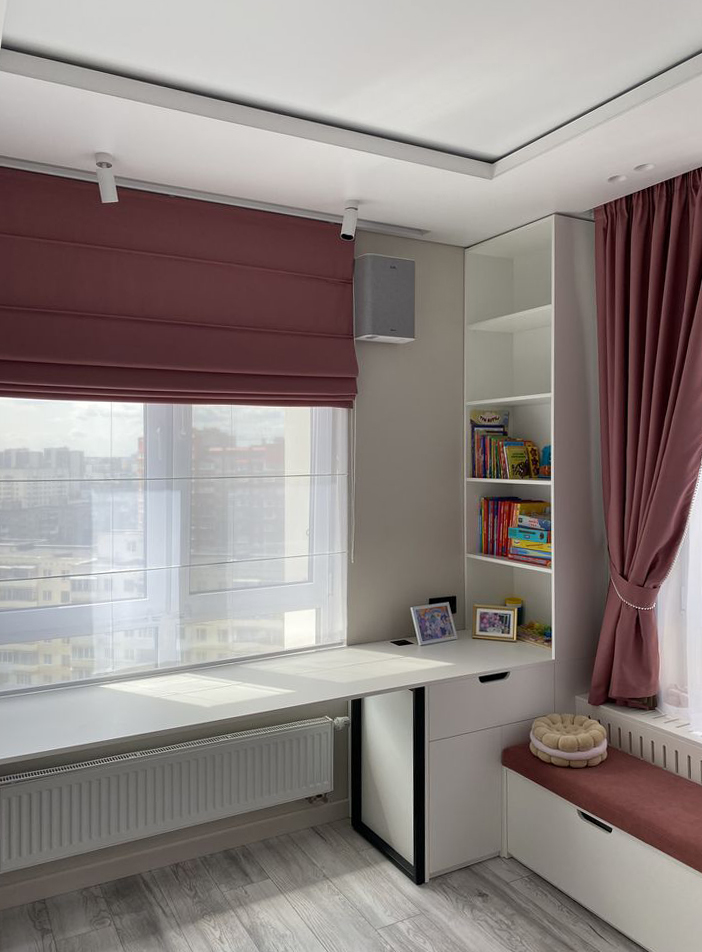 Двойные римские шторы